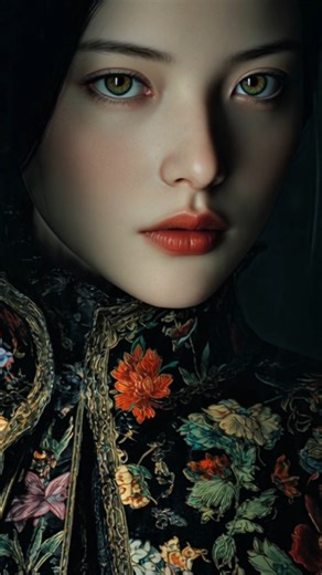 “Reborn Behind the Porcelain Mask” #aiart #shorts