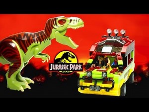 LEGO Jurassic Park Jungle Explorer with T-Rex Cuusoo Project by BrickQueen