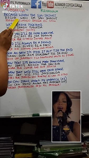 Pronunciación y Traducción de 'Umbrella' de Rihanna