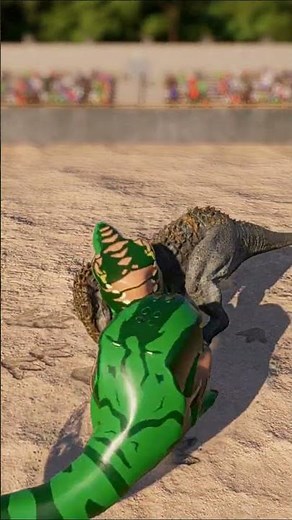 LEGO T-Rex vs Indominus-Rex - JWE2 (mod)