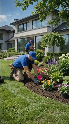 Front Yard Landscaping Transformation | Plant Trimming, Flower Plantation & Garden Makeover