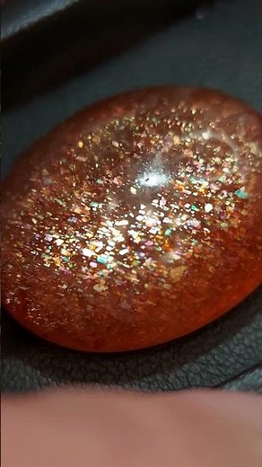 Shimmering sunstone cabochon 37.70 CTS www.puritygems.etsy.com