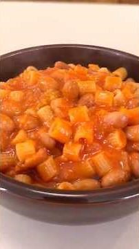 PASTA AND BEANS Easy Recipe - Homemade by Benedetta