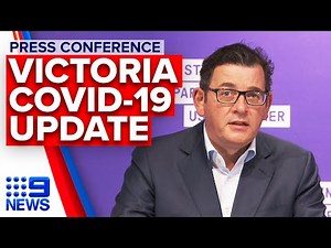 Coronavirus: Victoria premier provides update on COVID-19 cases | 9News Australia