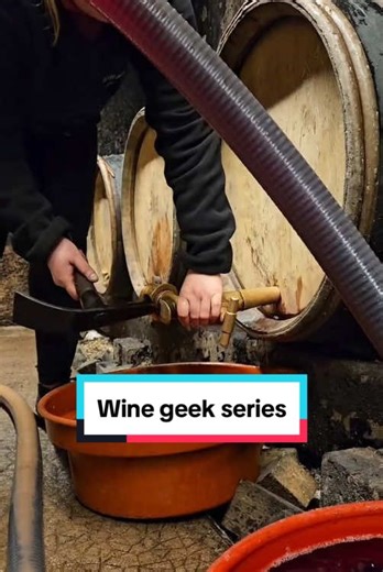 The art of racking 🍷 Racking is a winemaking process where wine is carefully transferred to another container, leaving behind the sediments and solids that settle during fermentation. At @domaine_michel_lafarge, this tradition is handled with care and expertise. What’s your favourite winemaking tradition? Share below👇 #Racking #Soutirage #WinemakingCraft #CellarTradition
