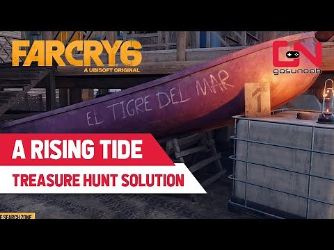 Rising Tide Treasure Hunt Far Cry 6 - Five Legends Boats Numbers Order Solution FULL WALKTHROUGH