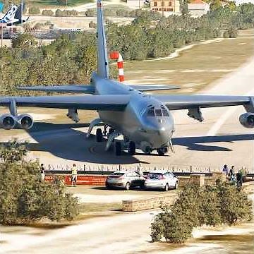 B-52 Stratofortress Amazing Take Off U.S. Air Force #b52 #landing #shorts