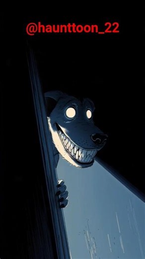 Funny Scary Dog Cartoon 🐶😱 #horror #viral #viralvideo #dog #dogs #scary #ghost #anime