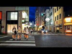 夜の松本駅周辺を散歩！飲み屋が充実した街並み！長野県松本市