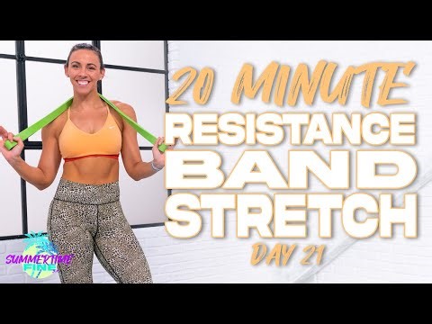 This 20-Minute Full-Body Resistance-Band Stretch Gets Into Every Nook and Cranny