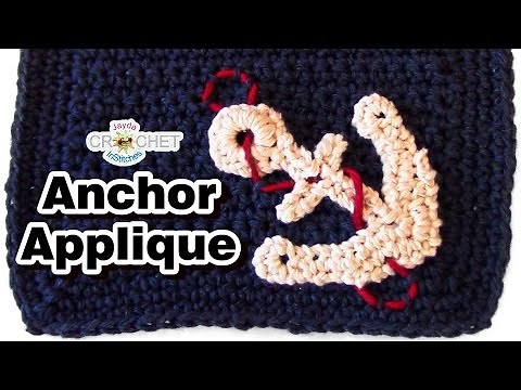 Crochet Anchor Applique Pattern & Tutorial