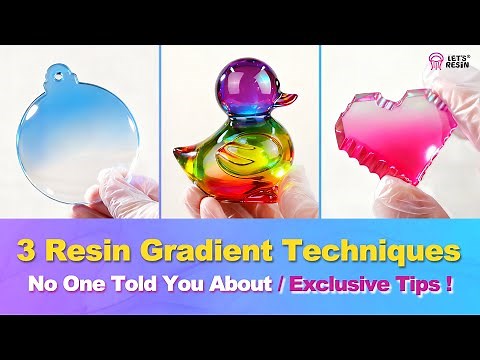 How to Make Perfect Gradient Colors in Epoxy Resin | Beginner-Friendly Guide
