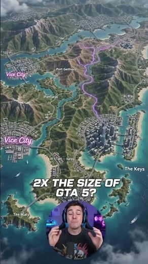 GTA 5 vs GTA 6 Map Comparison! 🤯