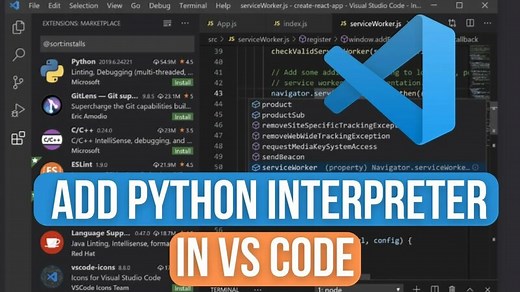 How to Add Python Interpreter in Visual Studio Code - Step By Step