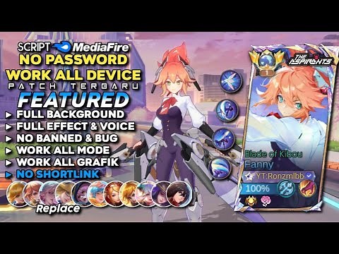 NEW! Script Skin Fanny Aspirant Blade of Kibou No Password | Full Effect & Voice - Latest Patch 2025