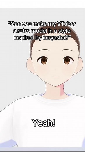 Model is NOT done and still in the early stages fyi… waiting to hear back from the client about the hair!! I might still play around with the texture… i dunno yet! For now … sleep. #vroid #vtuber #inuyasha #vtubermodel #anime