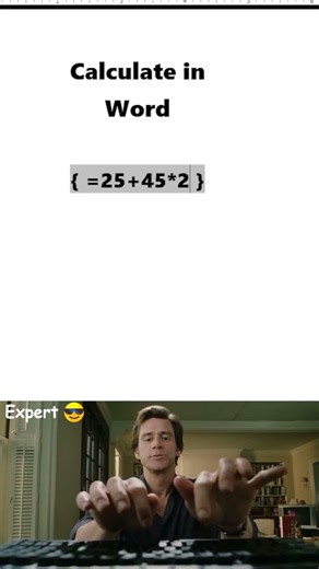 Word Formula Calculation Explained