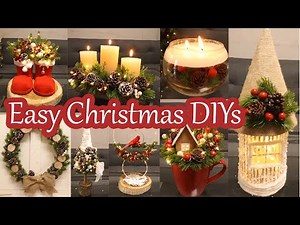 9 beautiful DIY Christmas centerpiece ideas / Christmas decorations 2025