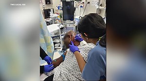 Subway conductor stable after being slashed in neck at Brooklyn station