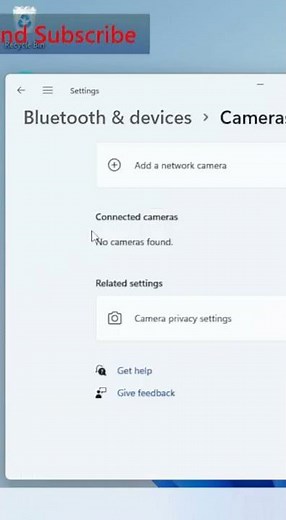 How to disable or enable Integrated Webcam on windows 11 or 10 #shortsTech