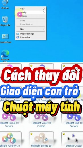 Cách thay đổi giao diện con trỏ chuột trên máy tính