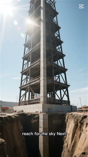 How skyscraper are constructed #youtubeshorts #facts #how #viral