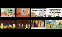 Mix of 8 videos from youtube : All Caillou Gets grounded Videos (18 ) NOT SUITABLE FOR KIDS