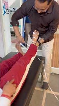 PNF Stretching for sciatica pain #chiropractor #physiotherapist