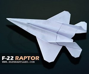 How to Make the F22 Paper Plane That Flies