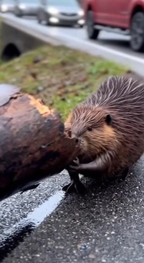 This Busy Beaver Was NOT Having It! 🤣 (AI) | Genius Panda