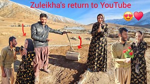 Update Real Condition Of Poor Nomadic Zuleikha & Ramin Working On Project Plan - Normal Situation | Nomadic Lifestyle
