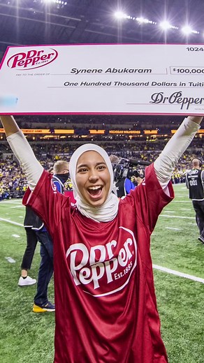 This weekend dreams were made and victory was tasted. Thank you to everyone who participated in the #DrPepperTuitionGiveaway