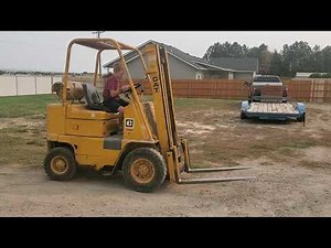 Caterpillar V40B Forklift: Minion First Test Drive