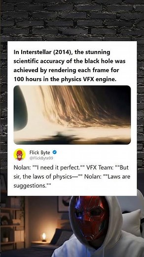 Interstellar 2014 Black Hole VFX Each Frame Took 100 Hours to Render