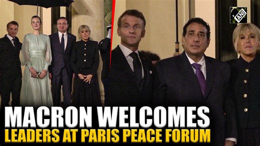 France's Macron welcomes global leaders as Paris Peace Forum convenes to discuss international issues #ParisPeaceForum #EmmanuelMacron #GlobalLeaders #InternationalCooperation #PeaceAndSecurity #Diplomacy #WorldPartnerships | Asian News International (ANI)
