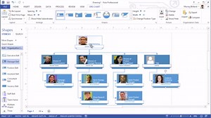 ワークシート データに基づいて Visio で組織図を作成する
