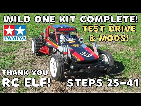 Tamiya Wild One Kit Complete, Test Drive Mods and Tips. Classic 80's RC Buggy Thank You #RCELF