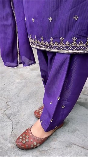 New Hand Work Design for Punjabi Suit idea