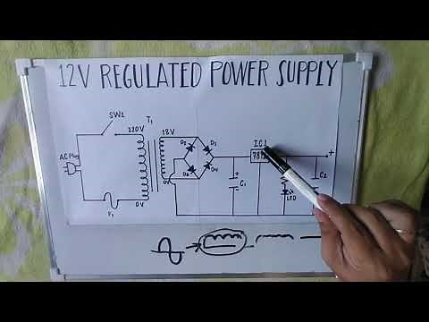 Understanding Schematic Diagram of a Power Supply (Assembling 12V Regulated Power Supply, Tagalog)