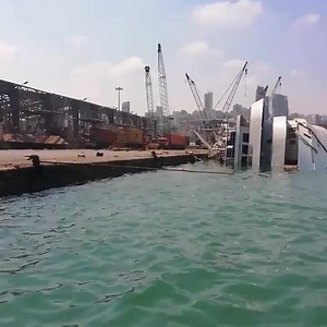 The moment the Orient Queen ship sank | Beiruting.com