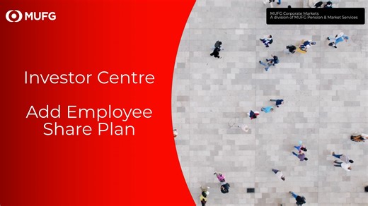 Add Employee Share Plan | Investor Centre