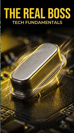 Why This $0.10 Crystal Controls Your Billion-Dollar CPU! 💎🤖 #engineering