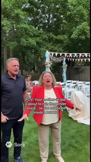 Someone take her out of here🙄 #genderrevealfail #genderrevealparty #motherinlawproblem #motherinlaw