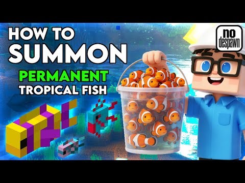 How to Summon Persistent Tropical Fish in Minecraft