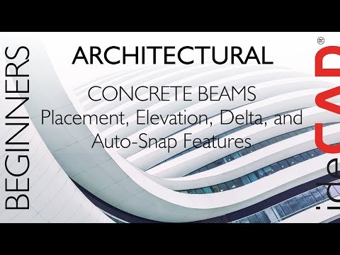 Modeling Beams in ideCAD | Concrete Beam Settings