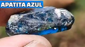 Apatita azul, veja que linda 😍🤑#apatitaazul #apatita #rochas #pedras #pedraspreciosas #adrianopedraspreciosas #lapidacao #lapidary #gemas | Adriano - Pedras Preciosas