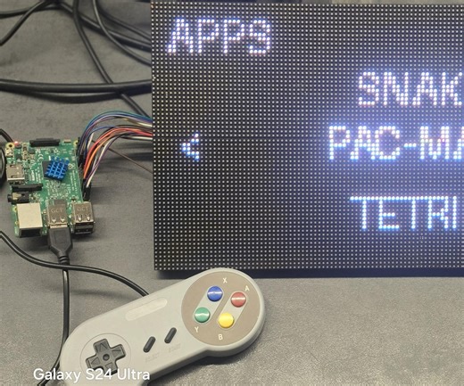 PiMatrixOS – Raspberry Pi HUB75 LED Matrix Platform With Games, Dashboard and Home Assistant