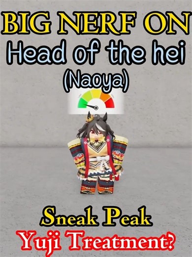 Naoya got nerfed in #jujutsushenanigans #jujutsukaisen #jjkgame #jjs #roblox