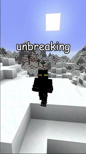 unbreaking III VS MENDING in MINECRAFT