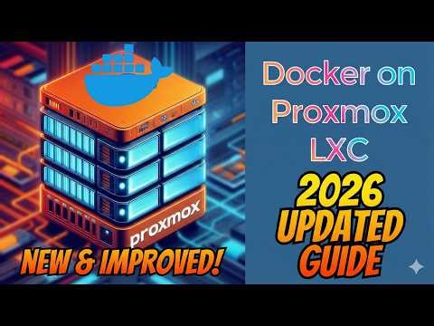 Docker on Proxmox LXC 🚀 The Better Way (2026 Updated Guide)